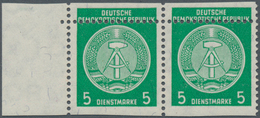 DDR - Dienstmarken A (Verwaltungspost B): 1954, 5 Pf Smaragdgrün Im Waager. Paar Vom Linken Rand Mit - Sonstige & Ohne Zuordnung