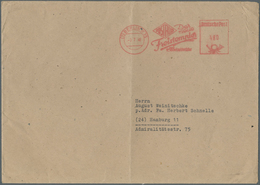 Berlin - Vorläufer: 1948: Umschlag Ca.  23 X 16,5 Cm Als Fern-Doppelbrief 48 Pf. ABSENDER-FREISTEMPE - Briefe U. Dokumente