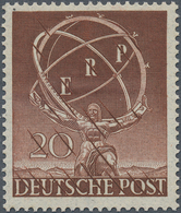 Berlin: 1950, 20 Pfg. ERP Im Postfrischen, Gezähnten Probedruck, Tief Geprüft Schlegel BPP. (Mi€1.00 - Brieven En Documenten
