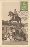 Berlin: 1956: 1 M. Großer Kurfürst Auf Maximumkarte Mit Ersttagsstempel Sowie 20 Pf. ERP Von 1950 Au - Storia Postale