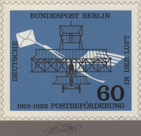 Berlin: 1962, Nicht Angenommener Künstlerentwurf (20x17) Von Prof. H.Schillinger Zur Sonder-Ausgabe - Storia Postale