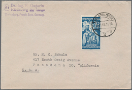 Französische Zone - Rheinland Pfalz: 1948, Hilfswerk Ludwigshafen 30 Pfg. Als EF Auf Brief Vom 15.11 - Sonstige & Ohne Zuordnung