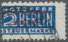 Französische Zone - Württemberg - Wohnungsbau-Abgabe: 1949, 2 Pf Mit Kombinierter Zähnung K14, L12 M - Sonstige & Ohne Zuordnung