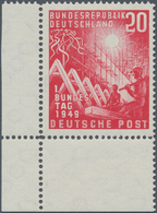 Bundesrepublik Deutschland: 1949, 20 Pfg. Bundestag Mit Plattenfehler II "waagerechter Farbstrich Re - Briefe U. Dokumente