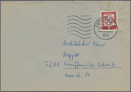 Bundesrepublik Deutschland: 1964. Bedarfsbrief Mit 20 Pf Bach Aus Den Briefkästen Der Stadt Darmstad - Brieven En Documenten