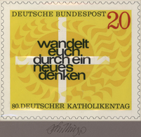 Bundesrepublik Deutschland: 1964, Nicht Angenommener Künstlerentwurf (20,5x17) Von Prof. H.Schilling - Brieven En Documenten