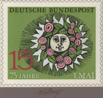 Bundesrepublik Deutschland: 1965, Nicht Angenommener Künstlerentwurf (20x17) Von Prof. H.Schillinger - Storia Postale