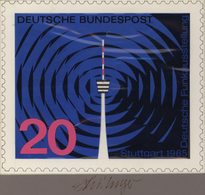 Bundesrepublik Deutschland: 1965, Original-Künstlerentwurf (20x17) Von Prof. H.Schillinger Zur Sonde - Storia Postale