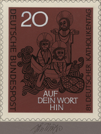 Bundesrepublik Deutschland: 1966, Nicht Angenommener Künstlerentwurf (17x20) Von Prof. H.Schillinger - Brieven En Documenten