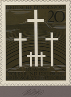 Bundesrepublik Deutschland: 1969, Nicht Angenommener Künstlerentwurf (17x20) Von Prof. H.Schillinger - Storia Postale