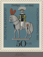 Bundesrepublik Deutschland: 1969, Original-Künstlerentwurf (17x20,5) Von Prof. H.Schillinger Zur Woh - Storia Postale