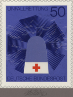 Bundesrepublik Deutschland: 1970, Nicht Angenommener Künstlerentwurf (17x20) Von Prof. H.Schillinger - Briefe U. Dokumente