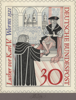 Bundesrepublik Deutschland: 1971, Nicht Angenommener Künstlerentwurf (24,5x30) Von Prof. H.Schilling - Brieven En Documenten