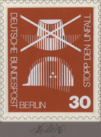 Bundesrepublik Deutschland: 1971, Nicht Angenommener Künstlerentwurf (13x16) Von Prof. H.Schillinger - Briefe U. Dokumente