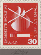 Bundesrepublik Deutschland: 1971, Nicht Angenommener Künstlerentwurf (13x16) Von Prof. H.Schillinger - Briefe U. Dokumente