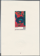 Bundesrepublik Deutschland: 1974, Deutscher Expressionismus, 40 Pfg. "Schlafender Pechstein" Von Eri - Briefe U. Dokumente