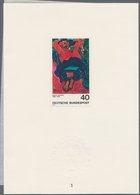 Bundesrepublik Deutschland: 1974, Deutscher Expressionismus, 40 Pfg. "Schlafender Pechstein" Von Eri - Storia Postale