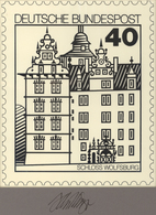 Bundesrepublik Deutschland: 1980, Original-Künstlerentwurf (15x17,5) Von Prof. H.Schillinger Zur Fre - Storia Postale