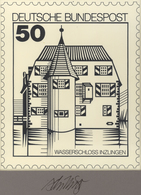 Bundesrepublik Deutschland: 1980, Original-Künstlerentwurf (15x17,5) Von Prof. H.Schillinger Zur Fre - Briefe U. Dokumente