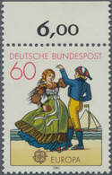 Bundesrepublik Deutschland: 1981, 60 Pfg. Europa-Cept Mit Abart "Druck Auf Gummiseite", Postfrisches - Storia Postale