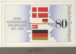 Bundesrepublik Deutschland: 1985, Nicht Angenommener Künstlerentwurf (26,6x16,5) Von Prof. H.Schilli - Storia Postale