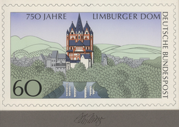 Bundesrepublik Deutschland: 1985, Nicht Angenommener Künstlerentwurf (26,6x16,5) Von Prof. H.Schilli - Storia Postale