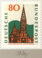 Bundesrepublik Deutschland: 1987, Nicht Angenommener Künstlerentwurf (14x16,5) Von Prof. H.Schilling - Brieven En Documenten