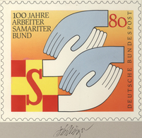 Bundesrepublik Deutschland: 1988, Nicht Angenommener Künstlerentwurf (20x17) Von Prof. H.Schillinger - Storia Postale