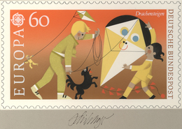 Bundesrepublik Deutschland: 1989, Nicht Angenommener Künstlerentwurf (26x15,5) Von Prof. H.Schilling - Storia Postale