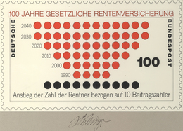 Bundesrepublik Deutschland: 1990, Nicht Angenommener Künstlerentwurf (26x15,5) Von Prof. H.Schilling - Storia Postale