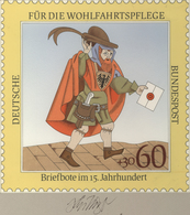 Bundesrepublik Deutschland: 1989, Nicht Angenommener Künstlerentwurf (21x21) Von Prof. H.Schillinger - Brieven En Documenten
