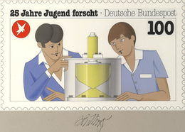 Bundesrepublik Deutschland: 1990, Nicht Angenommener Künstlerentwurf (26x15,5) Von Prof. H.Schilling - Storia Postale