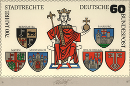 Bundesrepublik Deutschland: 1991, Nicht Angenommener Künstlerentwurf (33x20) Von Prof. H.Schillinger - Brieven En Documenten