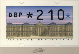 Bundesrepublik Deutschland: 1993, Nicht Angenommener Künstlerentwurf (26,5x16) Von Prof. H.Schilling - Brieven En Documenten