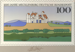 Bundesrepublik Deutschland: 1995, Nicht Angenommener Künstlerentwurf (26x16,5) Von Prof. H.Schilling - Brieven En Documenten