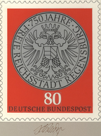 Bundesrepublik Deutschland: 1995, Nicht Angenommener Künstlerentwurf (17x20,5) Von Prof. H.Schilling - Brieven En Documenten