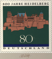 Bundesrepublik Deutschland: 1996, Nicht Angenommener Künstlerentwurf (21 X21) Von Prof. H.Schillinge - Brieven En Documenten