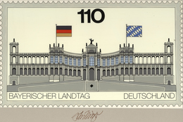 Bundesrepublik Deutschland: 1998, Nicht Angenommener Künstlerentwurf (33x20) Von Prof. H.Schillinger - Storia Postale