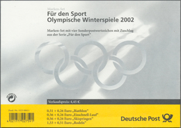 Bundesrepublik Deutschland: Bundesrepublik Deutschland - 2002. Heftchenblatt 46 Aus Markenheft 47 "O - Storia Postale