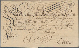 Autographen: 1753 (15.1.), Brief Von August III. Von Sachsen An Fürst August Ludwig Von Anhalt-Köthe - Andere & Zonder Classificatie