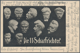 Ansichtskarten: Künstler / Artists: DIE ELF SCHARFRICHTER, "Modelliert Vom Scharfrichter Till Blut ( - Sin Clasificación