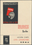 Ansichtskarten: Künstler / Artists: FUTURISMUS, Italien, Eintrittskarte In Postkartenformat "LITTORI - Zonder Classificatie