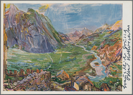 Ansichtskarten: Künstler / Artists: KOKOSCHKA, Oskar (1886-1980), österreichischer Maler, Grafiker U - Non Classificati