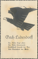 Ansichtskarten: Politik / Politics: DEUTSCHLAND Ca. 1925, 2 Karten Erich Ludendorff, Auf Karton Gekl - Persönlichkeiten