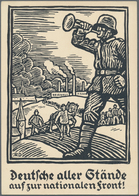 Ansichtskarten: Politik / Politics: Deutschland 1929, Die Stahlhelmkarte Reichs-Frontsoldatentag Mün - Personaggi