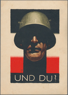 Ansichtskarten: Politik / Politics: DEUTSCHLAND 1929, "UND DU?", Kolorierte Großformatige Propaganda - Persönlichkeiten