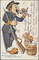 Ansichtskarten: Politik / Politics: RUSSISCH-JAPANISCHER-KRIEG 1904/1905, österreichische Karikatur - Personaggi