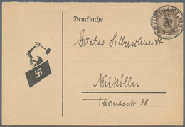 Ansichtskarten: Propaganda: 1924 Advertising Card For The Reich's Sturmfahne, An Influential Anti-Se - Parteien & Wahlen