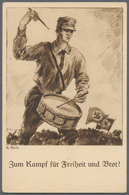 Ansichtskarten: Propaganda: 1930. Early NSDAP Propaganda Postcard Showing The SA (Zum Kampf Für Frei - Partis Politiques & élections