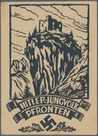 Ansichtskarten: Propaganda: 1930, Ca. "HITLER-JUNGVOLK PFRONTEN" Frühe Propagandakarte, Ungebraucht - Partiti Politici & Elezioni